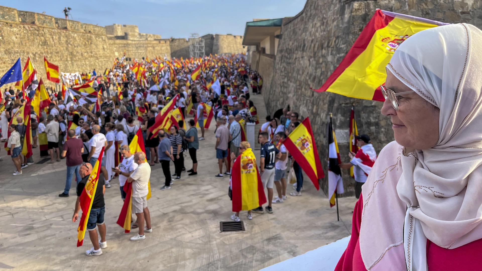Manifestación en Ceuta. EFE