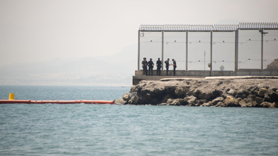 Fronteira de Ceuta. Europa Press