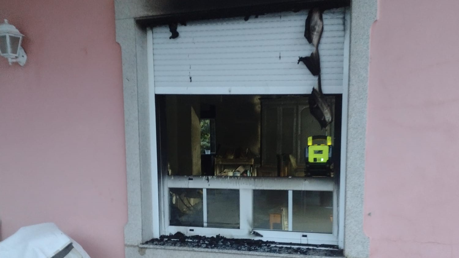 Imaxe cedida polos Bombeiros de Boiro