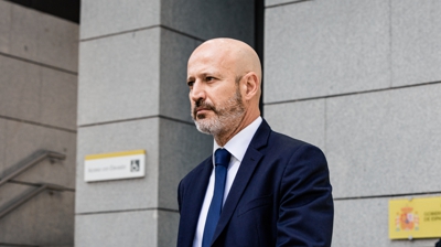 Roberto Roselli á súa saída da Audiencia Nacional (Europa Press/Carlos Luján)