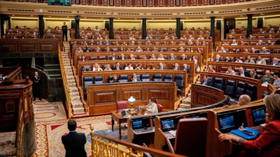 Un momento da sesión no Congreso dos Deputados (Gabriel Luengas / Europa Press)