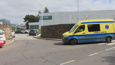 Os dous feridos precisaron atención médica no hospital compostelán