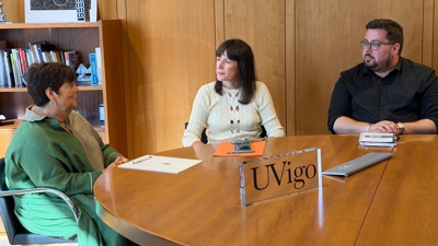 A voceira nacional do BNG reuniuse coa reitora da Universidade de Vigo. Europa Press