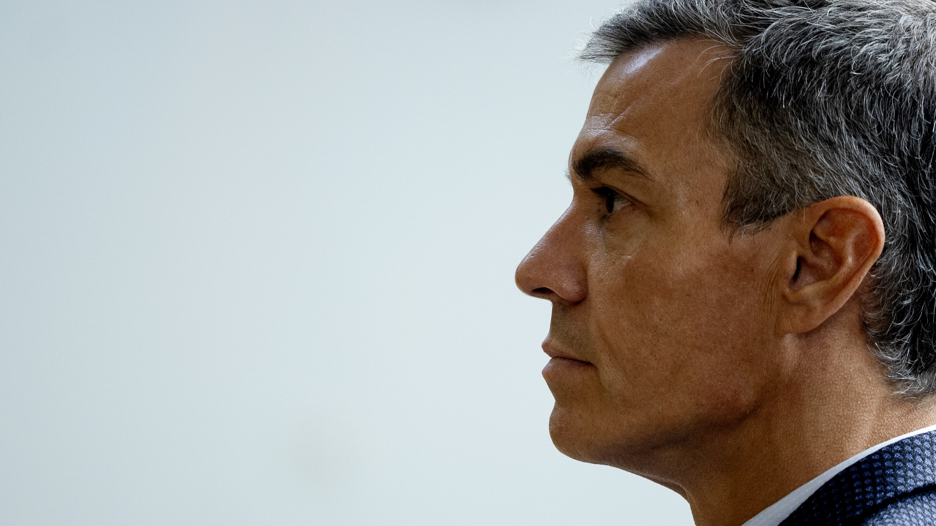 Pedro Sánchez este venres en Madrid. EFE/Daniel González