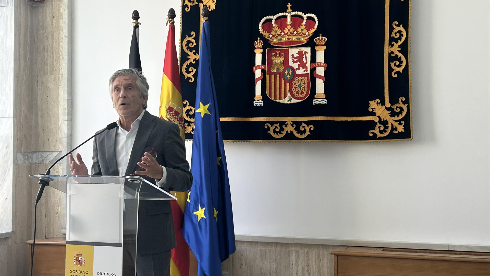Marlaska, este luns en Ceuta (Gabriela Sardá Núñez-Europa Press)
