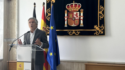 Marlaska, este luns en Ceuta (Gabriela Sardá Núñez-Europa Press)