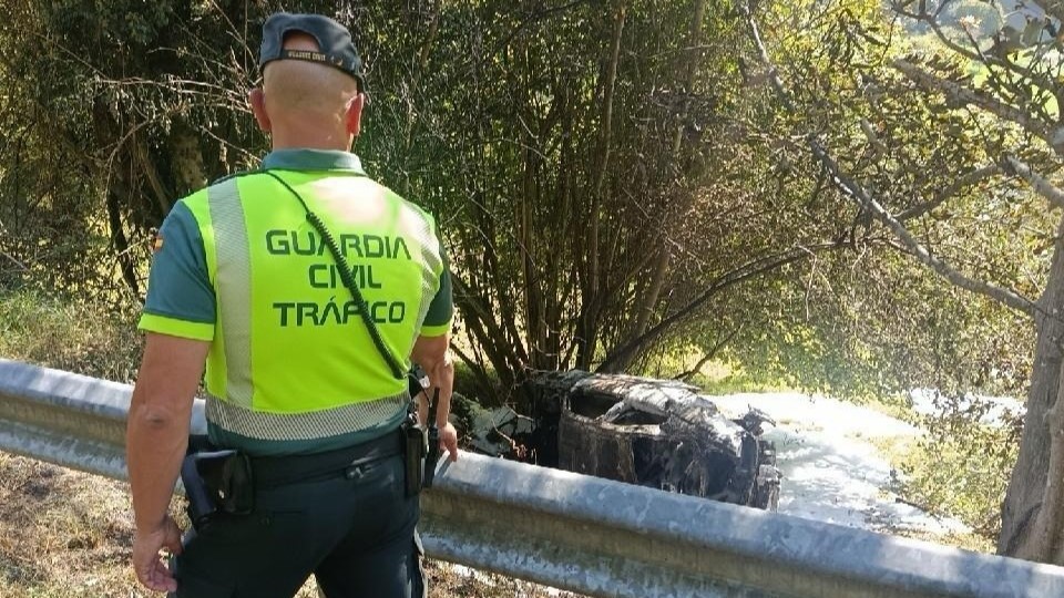 Imaxe do coche enviada pola Garda Civil. EUROPA PRESS