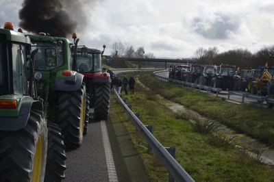 Protesta do sector na A52. Europa Press (Arquivo)