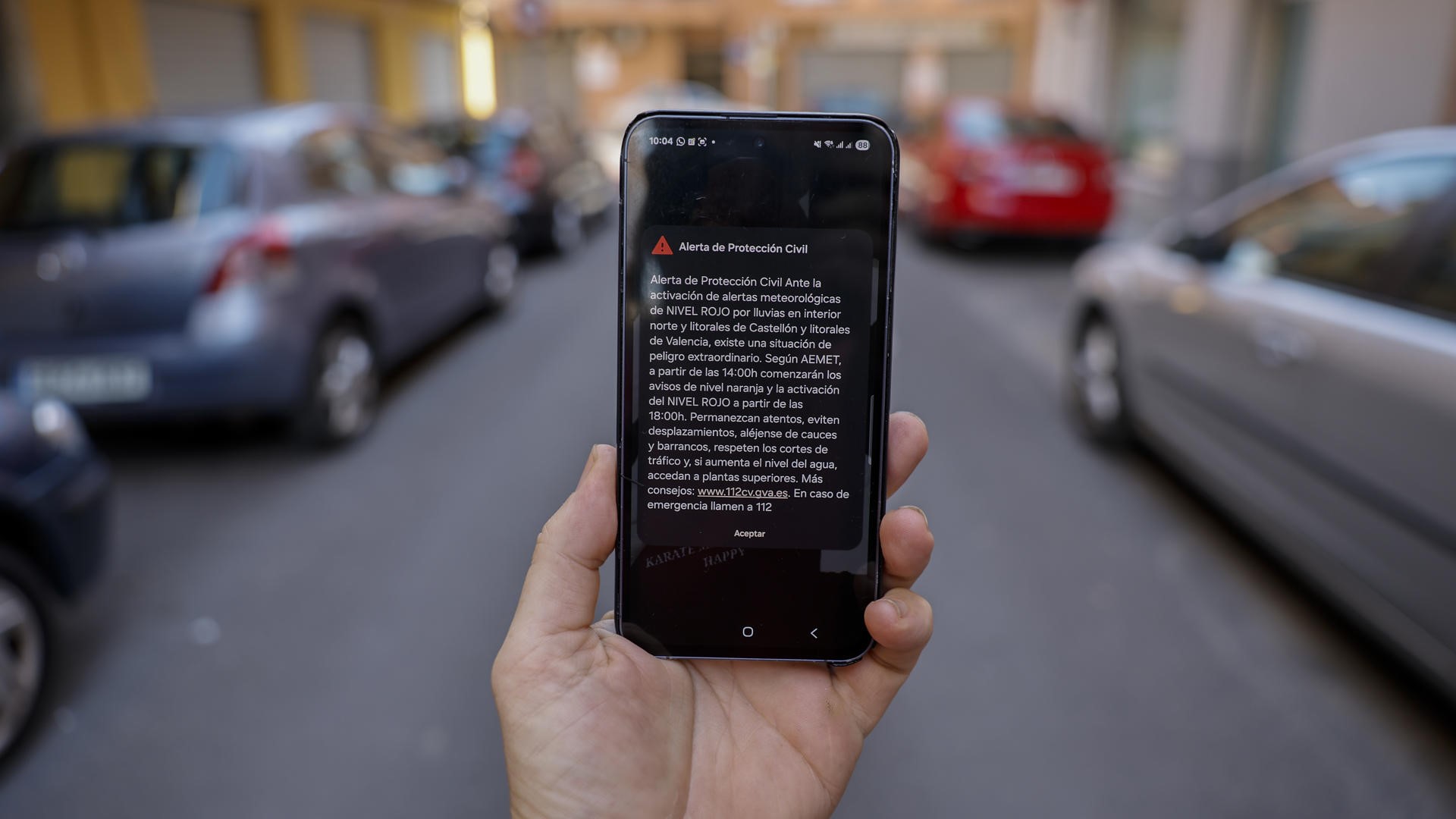 A Generalitat Valenciana enviou esta mañá un Es-Alert ante a situación de 