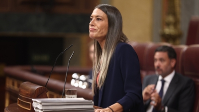 A portavoz de Junts no Congreso, Miriam Nogueras.  (Eduardo Parra / Europa Press)