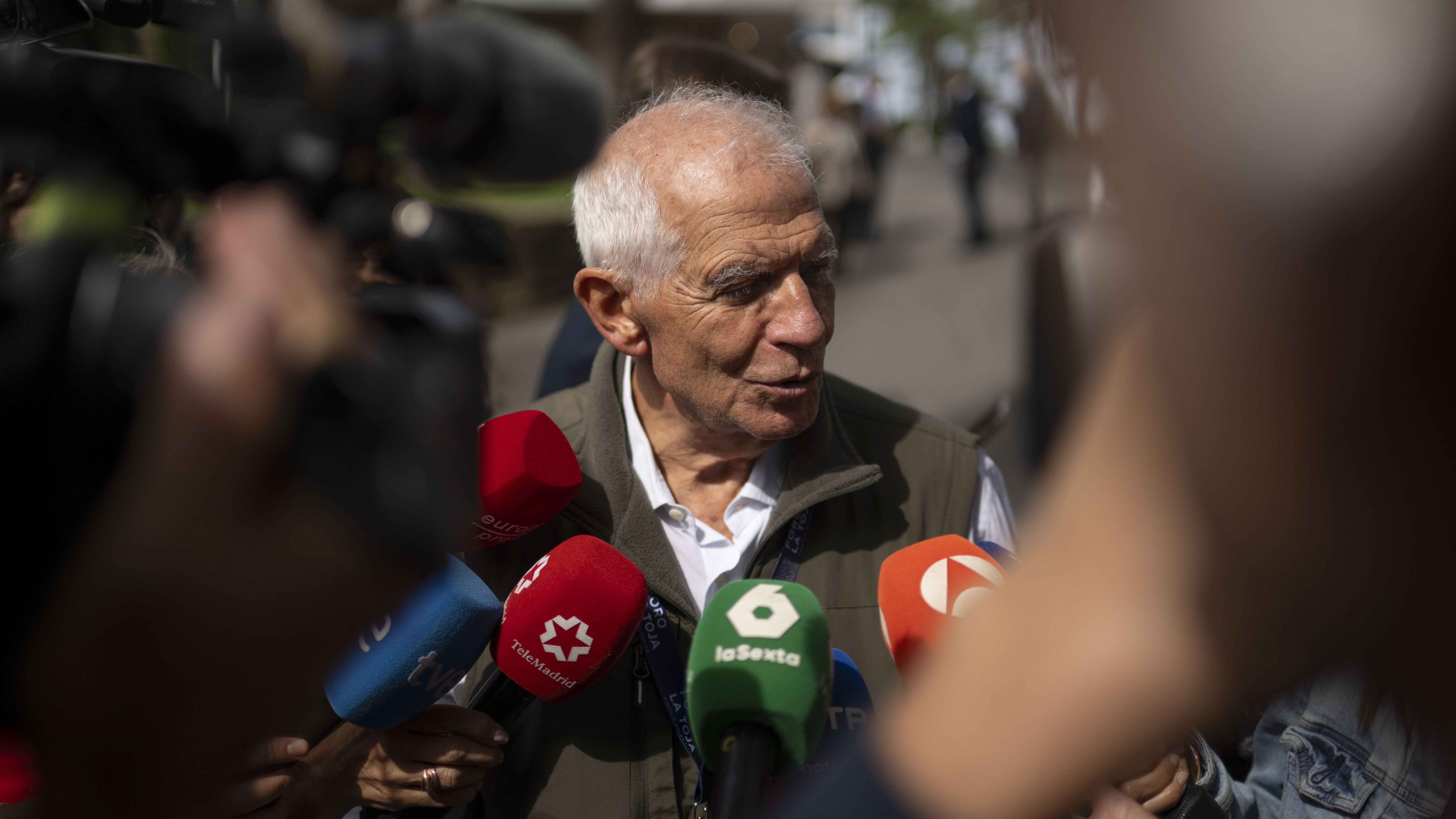 Borrell á súa chegada ao foro. EFE/Brais Lorenzo