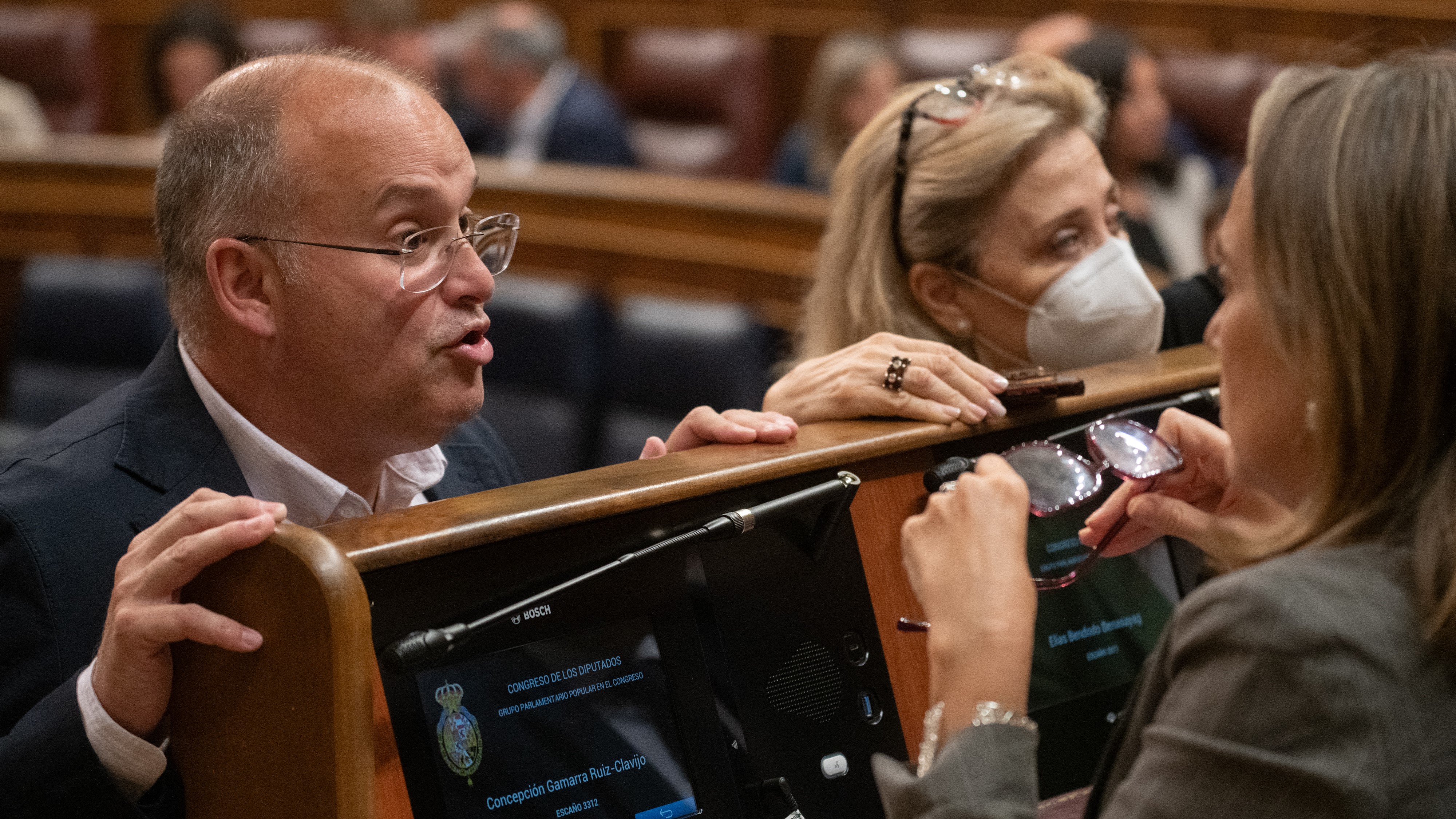 Miguel Tellado no Congreso esta semana. EUROPA PRESS/Fernando Sánchez