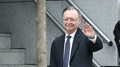 O presidente de Ceuta, Juan José Vivas, antes de declarar na Audiencia Nacional o 30 de setembro. Gustavo Valiente/Europa Press