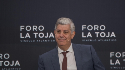 O gobernador do Banco de Portugal, Mário Centeno, no Foro La Toja no 2024 (Europapress/Elena Fernández)