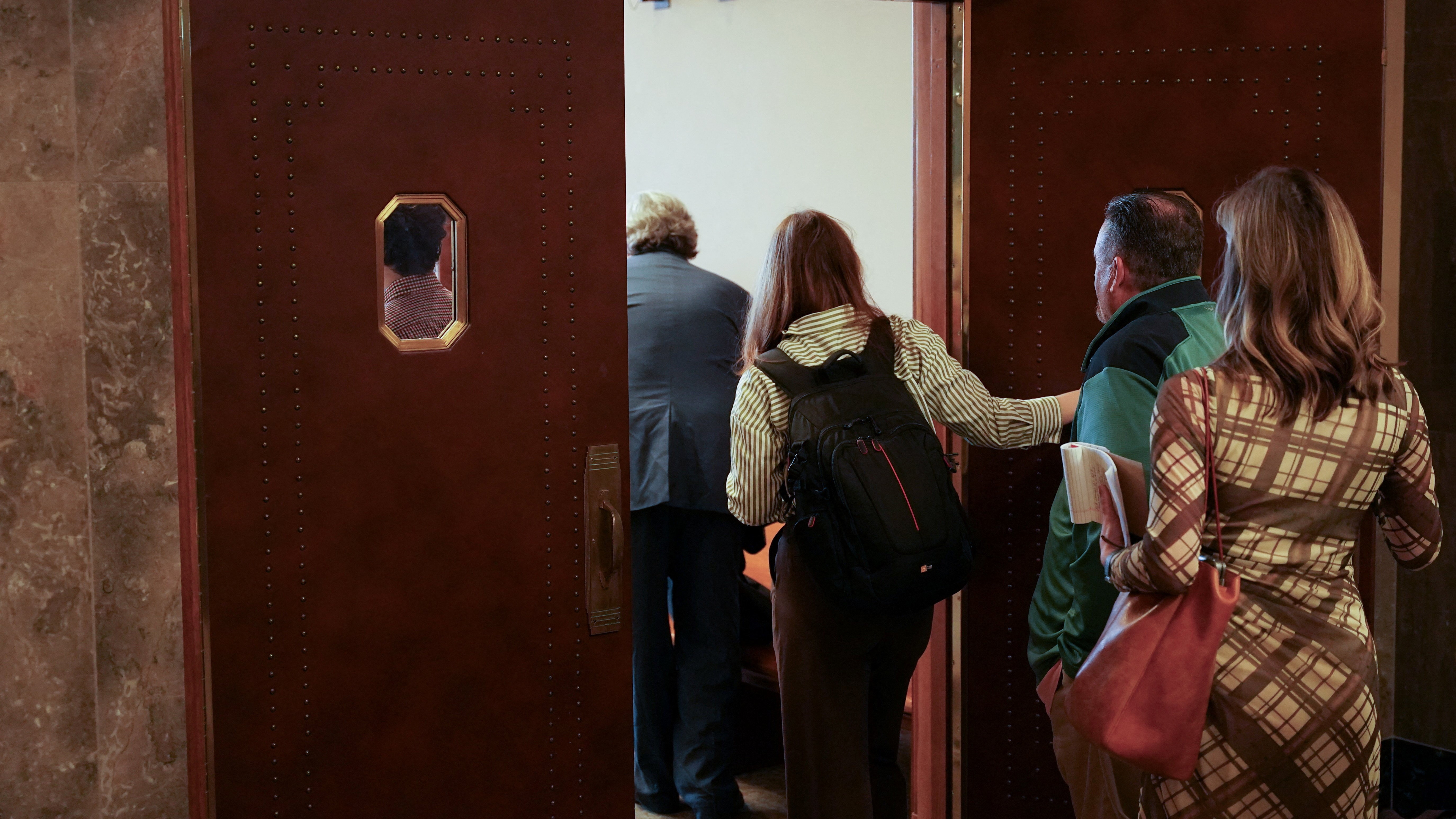 Entrada a unha vista para dar conta da saúde de Pike. REUTERS/Seth Herald