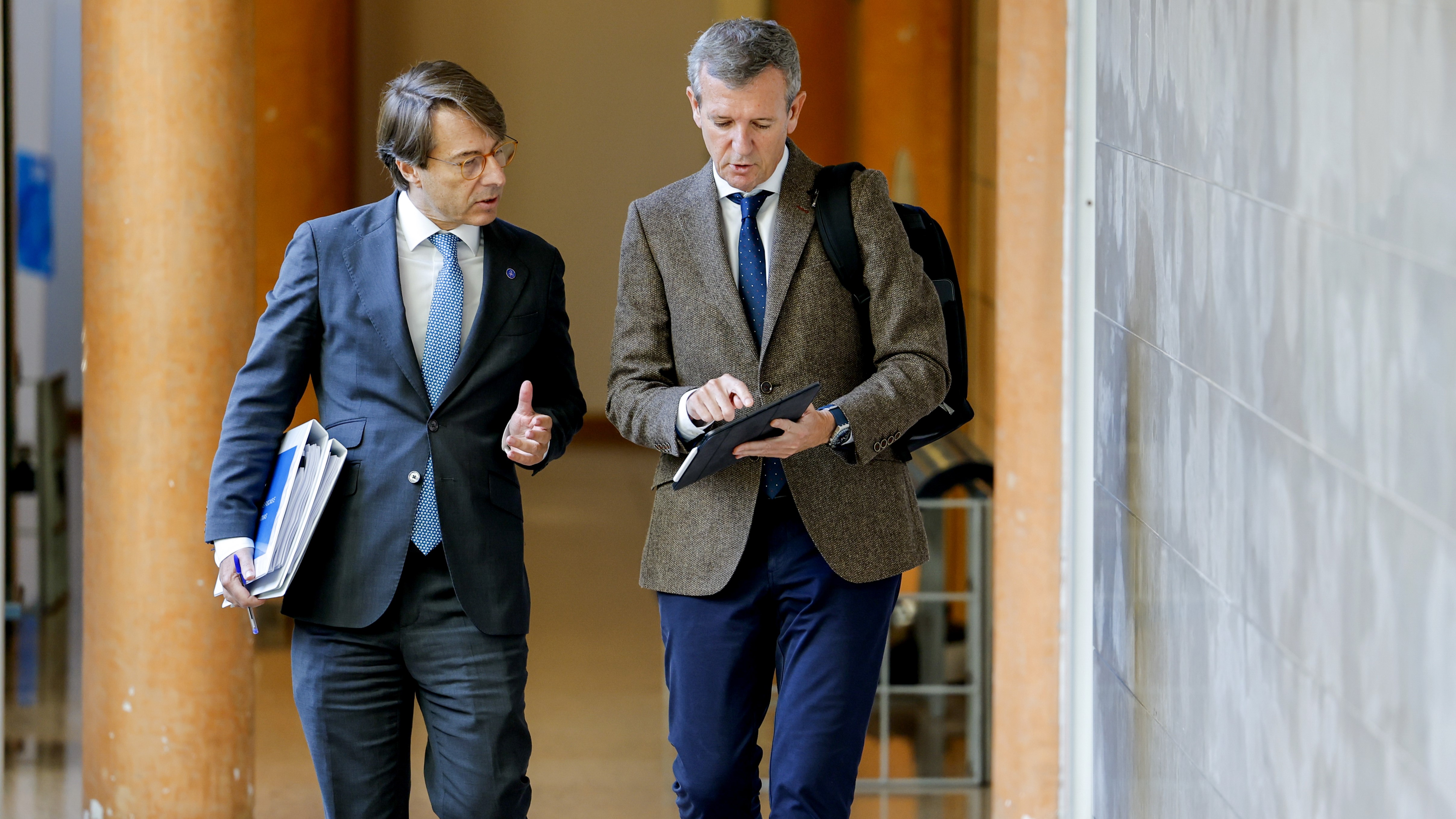 Miguel Corgos e Alfonso Rueda (EFE/Lavandeira jr)
