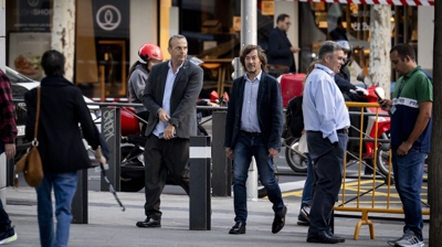 O xuíz Santiago Pedraz, á súa chegada á Audiencia Nacional (A. Pérez Meca/Europa Press)