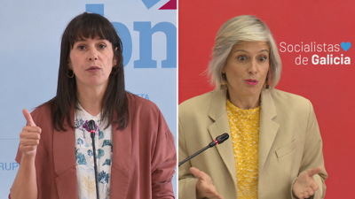 Ana Pontón, BNG, e Patricia Iglesias, PSdeG. TVG