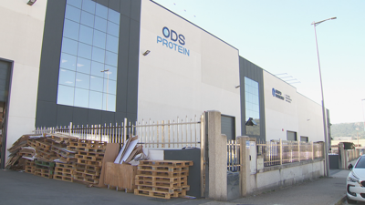 Empresa do Porriño onde tivo lugar o accidente laboral. TVG.