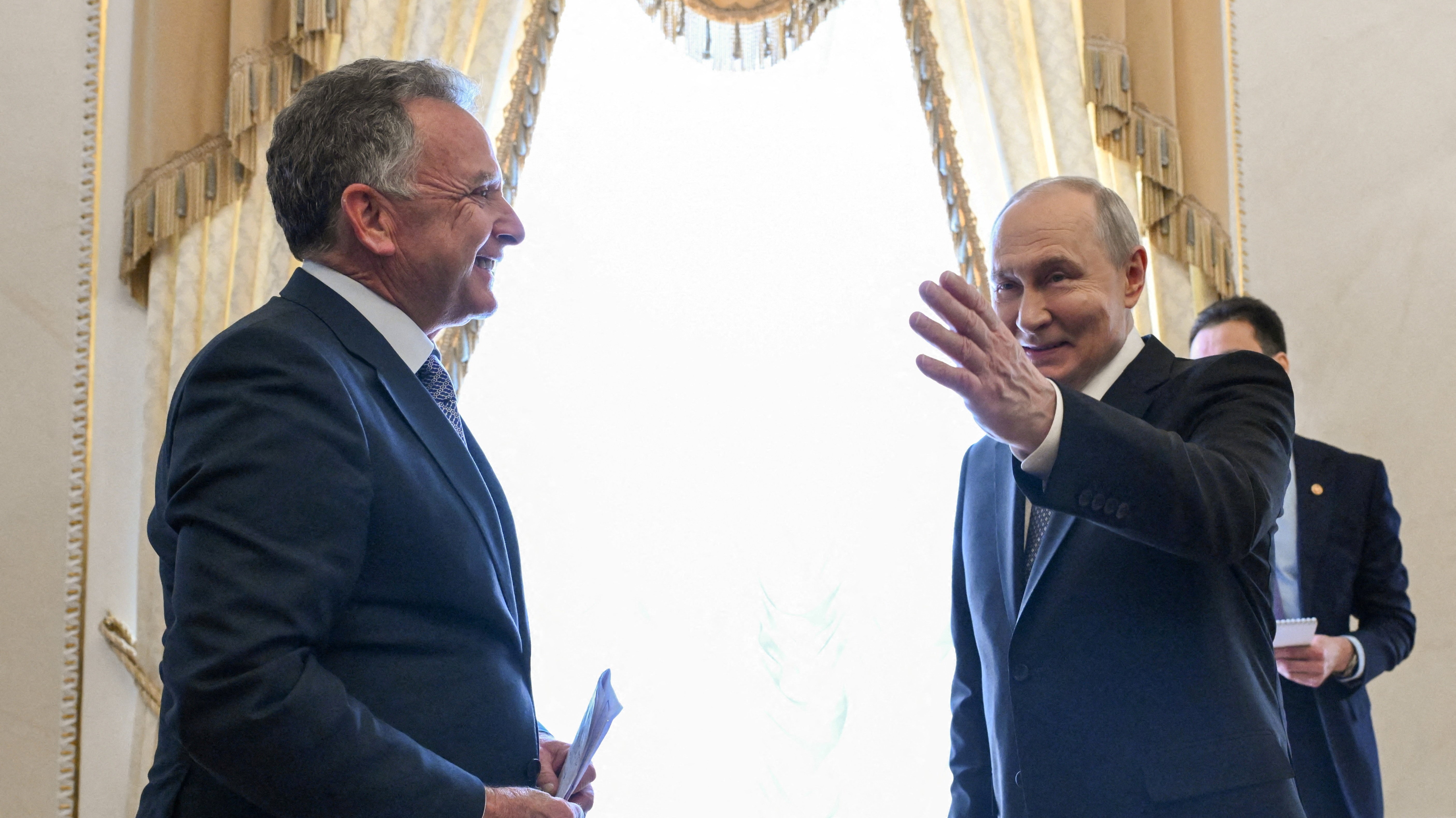 Putin con Witkoff. Sputnik/Kristina Solovyova/Pool vía REUTERS