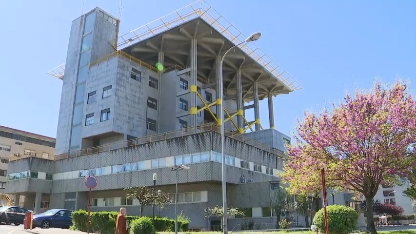 Exteriores da comisaría da Policía Nacional de Ourense. Arquivo