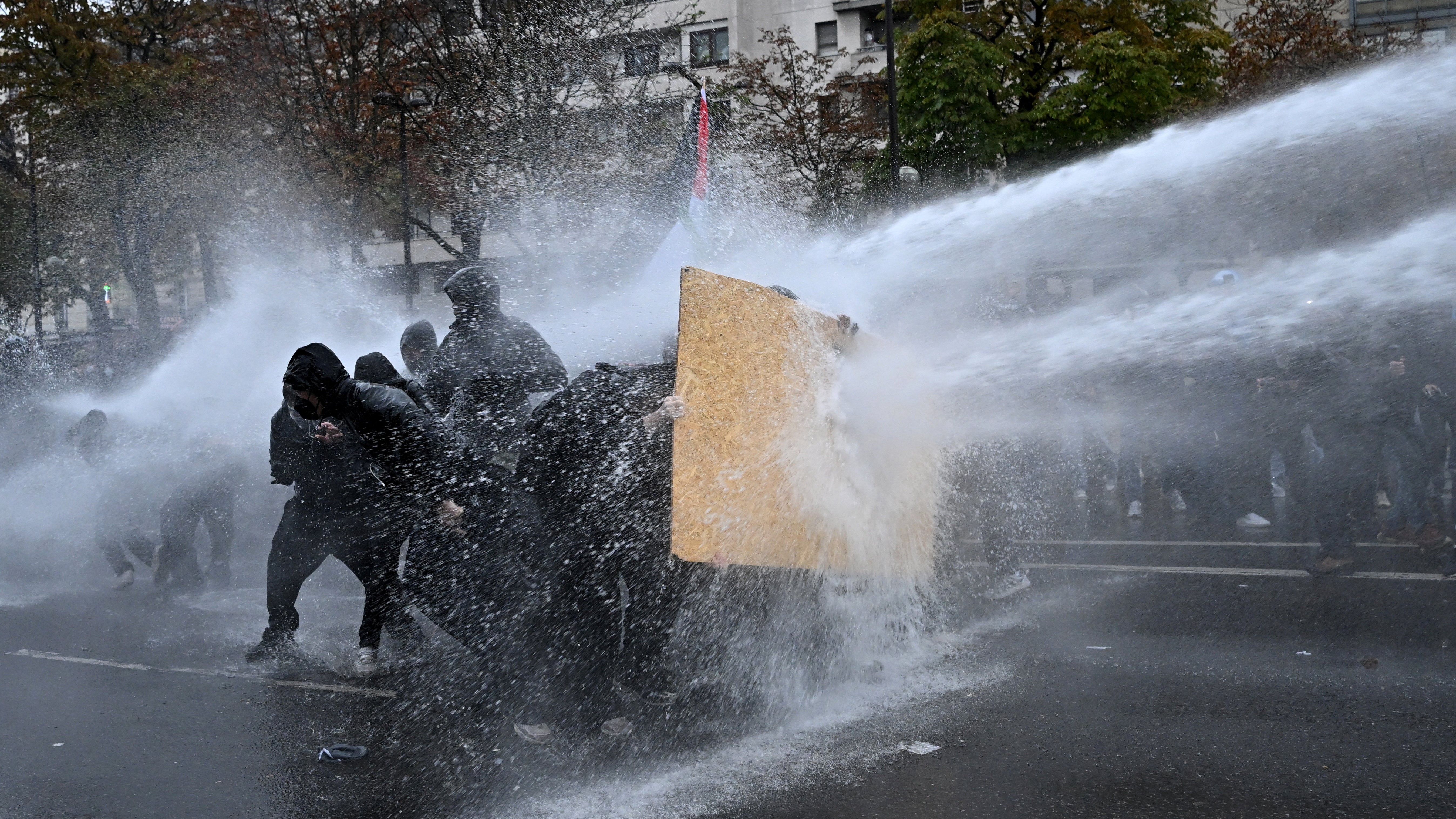Protestas en París. REUTERS/Dylan Martinez