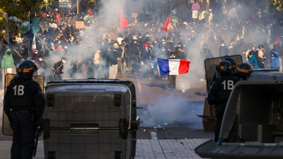 Protestas en Marsella. REUTERS/Manon Cruz