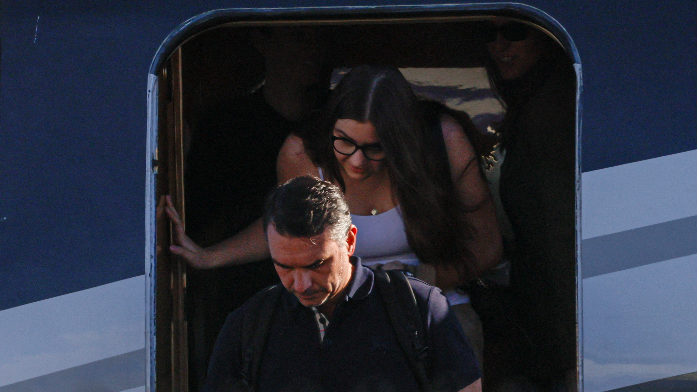 Bolsonaro, á súa chegada a un aeroporto de Miami (REUTERS/Eva Marie Uzcategui)