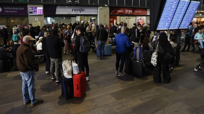Estación de Santa Justa tras o accidente ferroviario ocorrido en Urda (Toledo) (EFE/ Julio Munoz)
