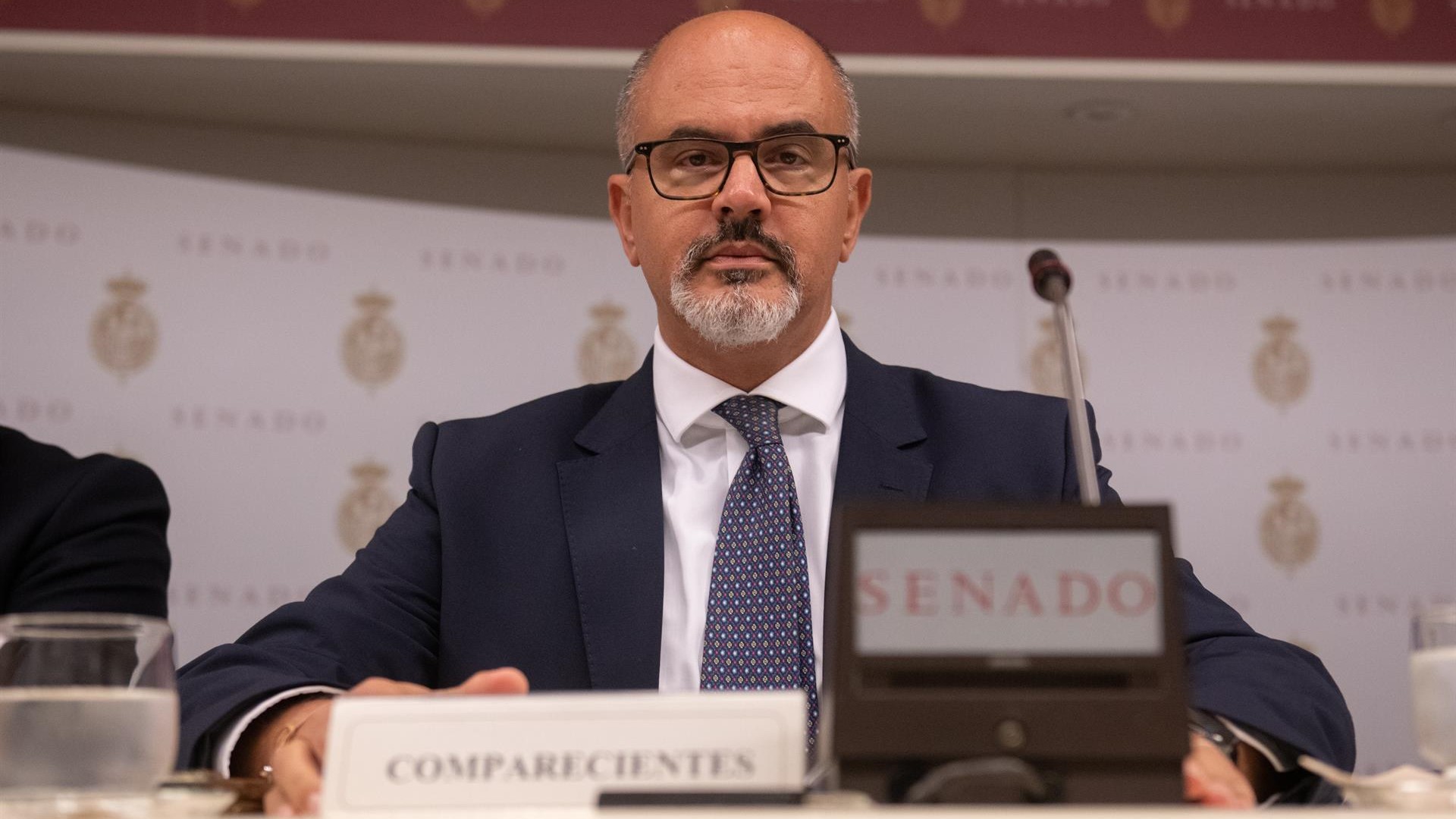 O conselleiro delegado de Iryo, Fabrizio Favara, na súa comparecencia ante o Senado o pasado 5 de outubro. Fernando Sánchez-Europa Press.