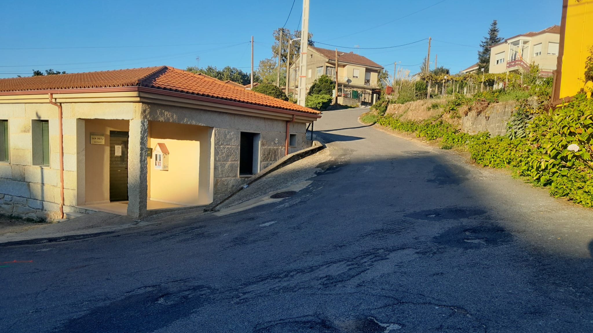 O lugar onde ocorreu o accidente