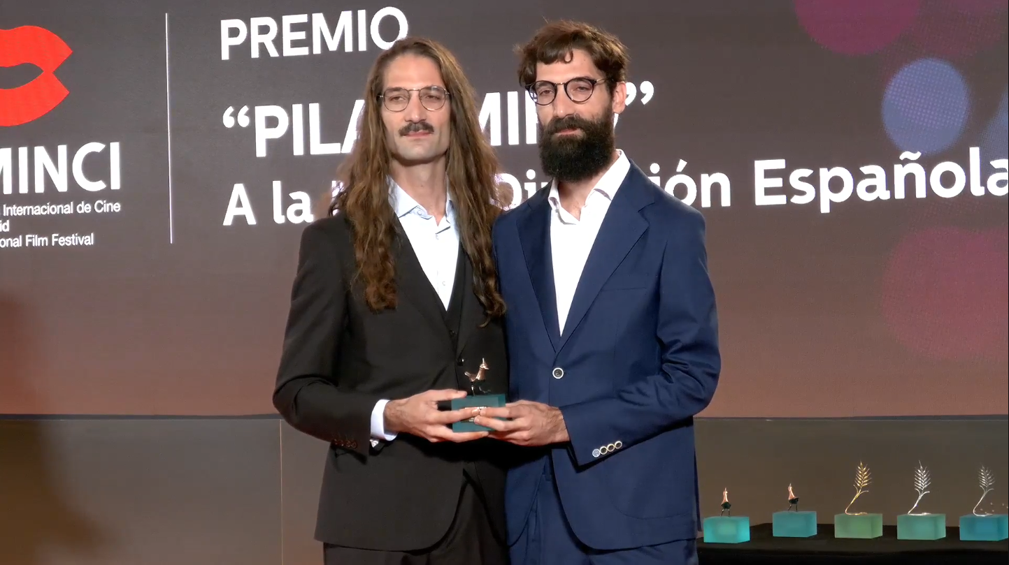 Sebastián Uría recolle o premio Pilar Miró por 