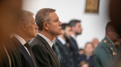García-Page no funeral celebrado en Urda. EUROPA PRESS/Juanma Jiménez